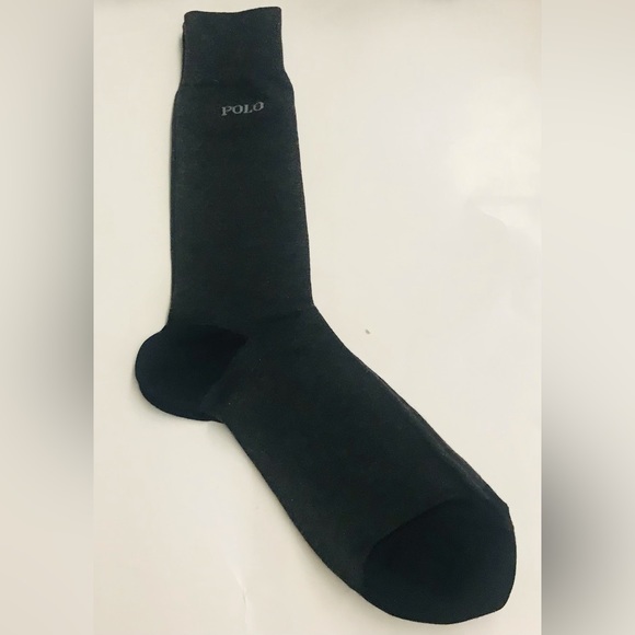New Polo Ralph Lauren Men’s Socks POLO Written on Tops of both sides of Socks - Picture 1 of 12